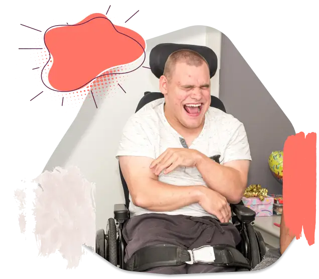 NDIS Services - A man Laughing